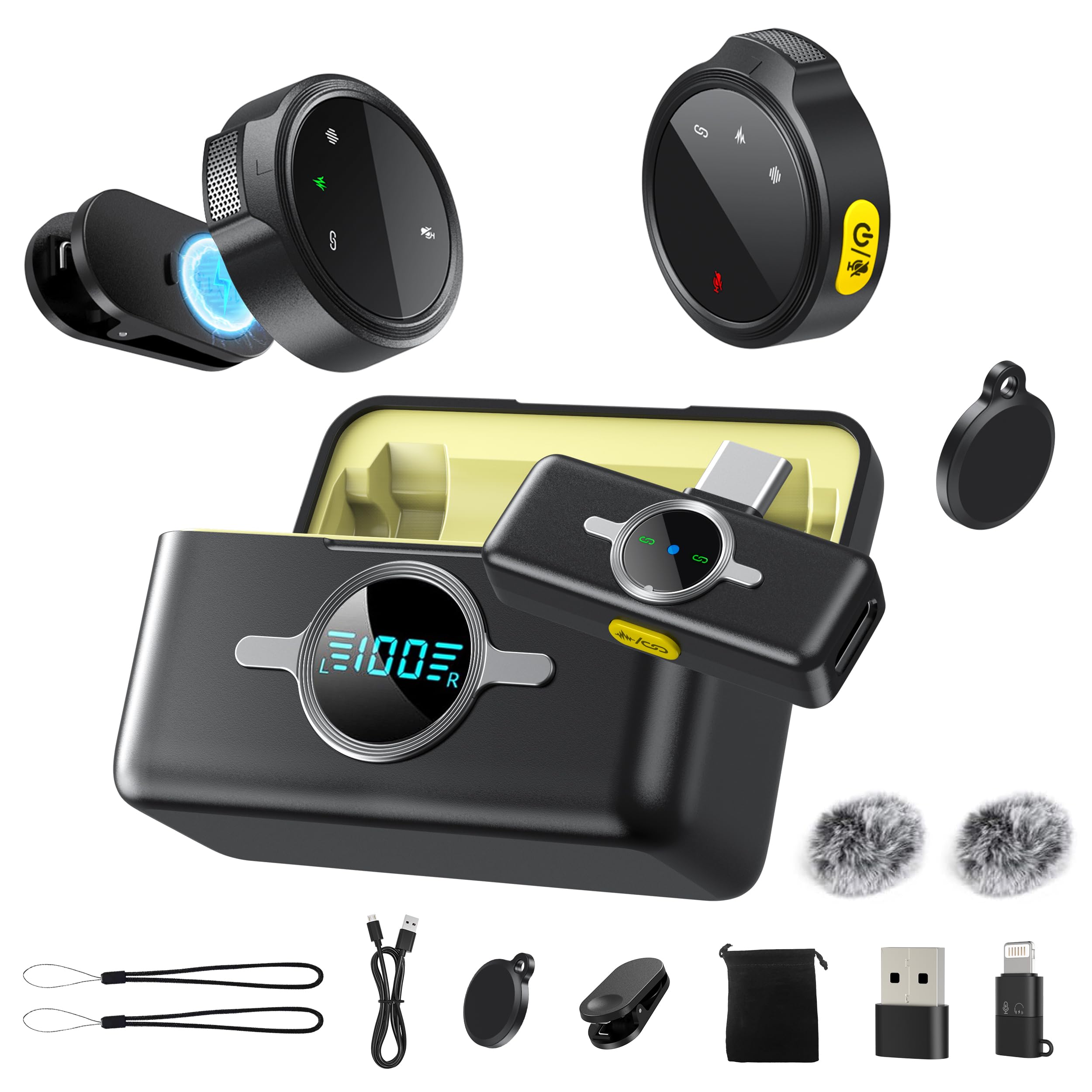 Amazon.co.jp: 【2025新機】BILIWAL ピンマイク ワイヤレス iPhone