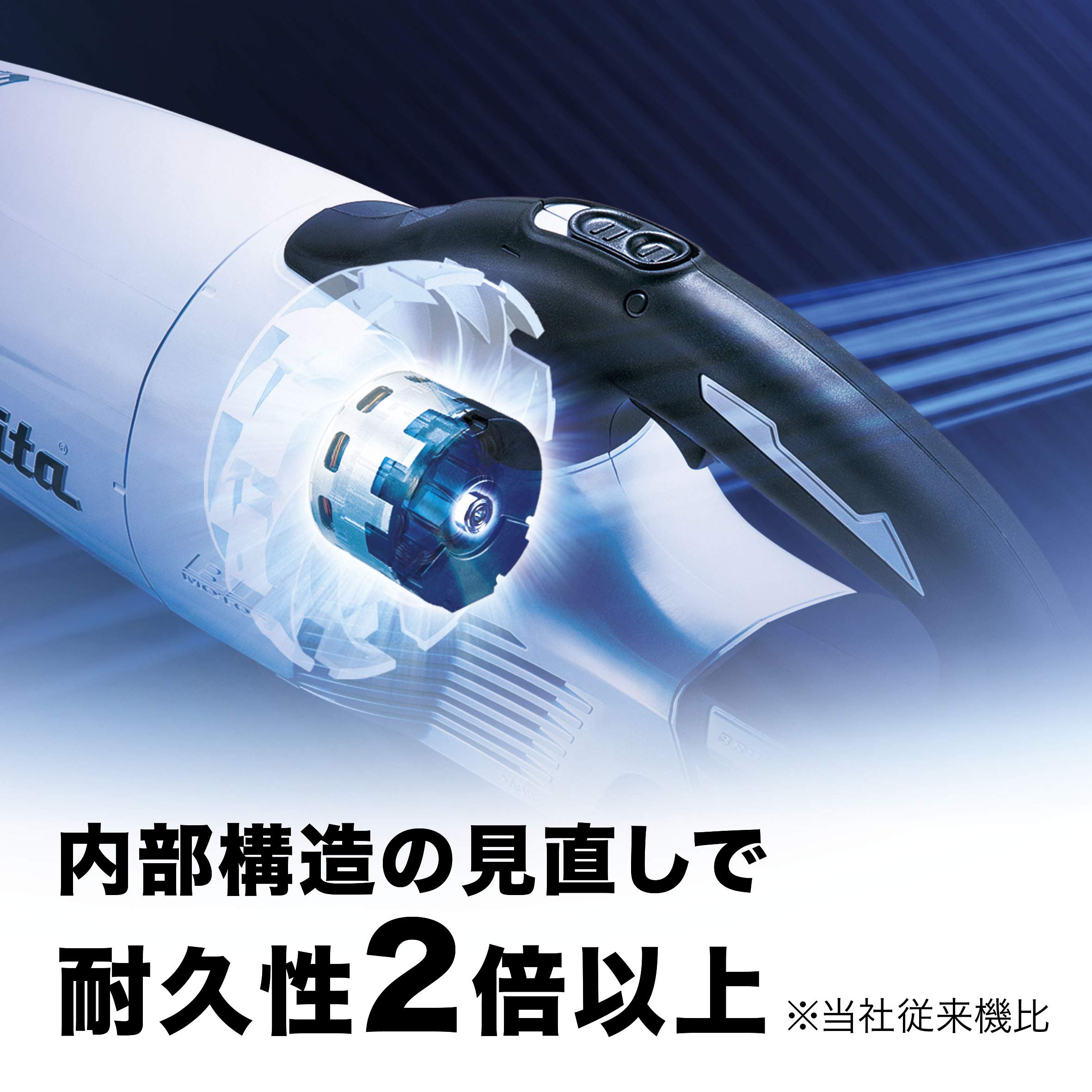 Amazon.co.jp: マキタ コードレス掃除機CL280青 カプセル式&サイクロン