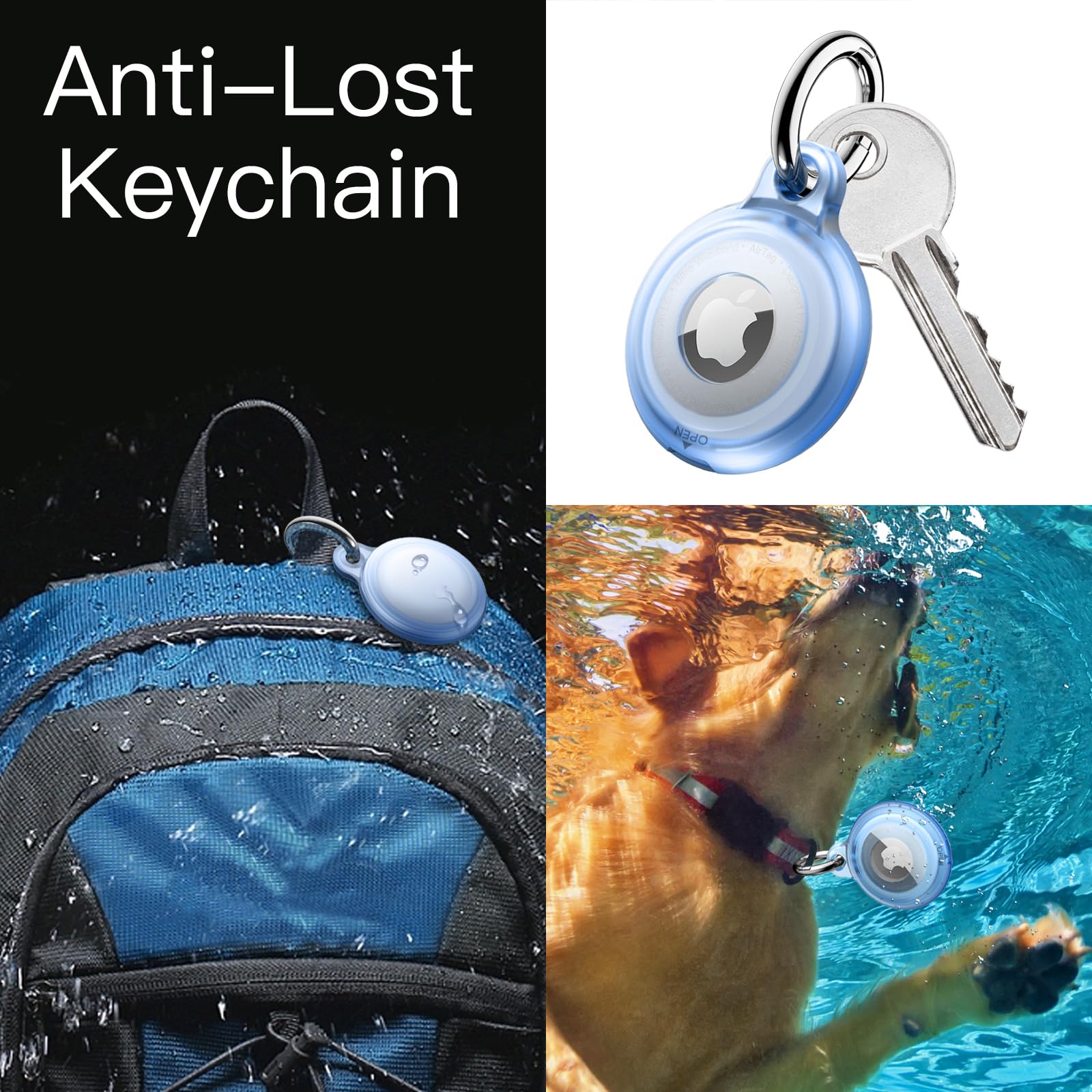 Amazon.co.jp: JETech 4枚セット AirTag 第2/1世代 (2026/2021) 用