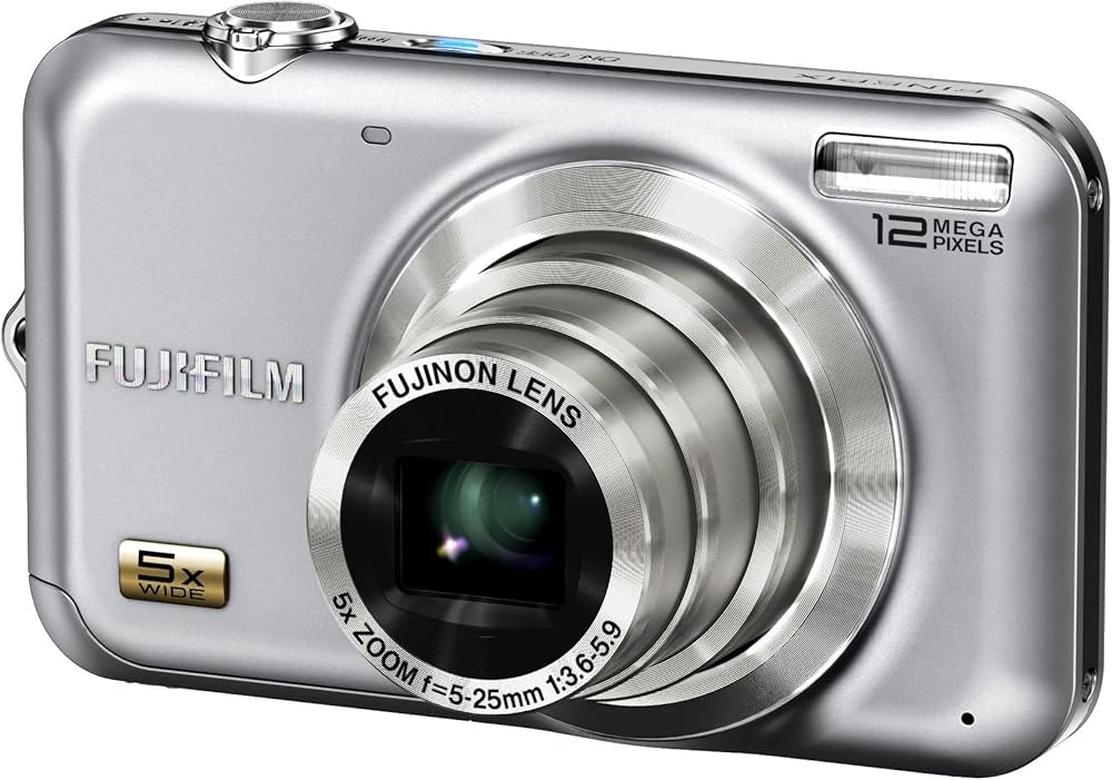 Fujifilm FinePix JX200 Digital Camera - Silver (12MP, 5x Optical