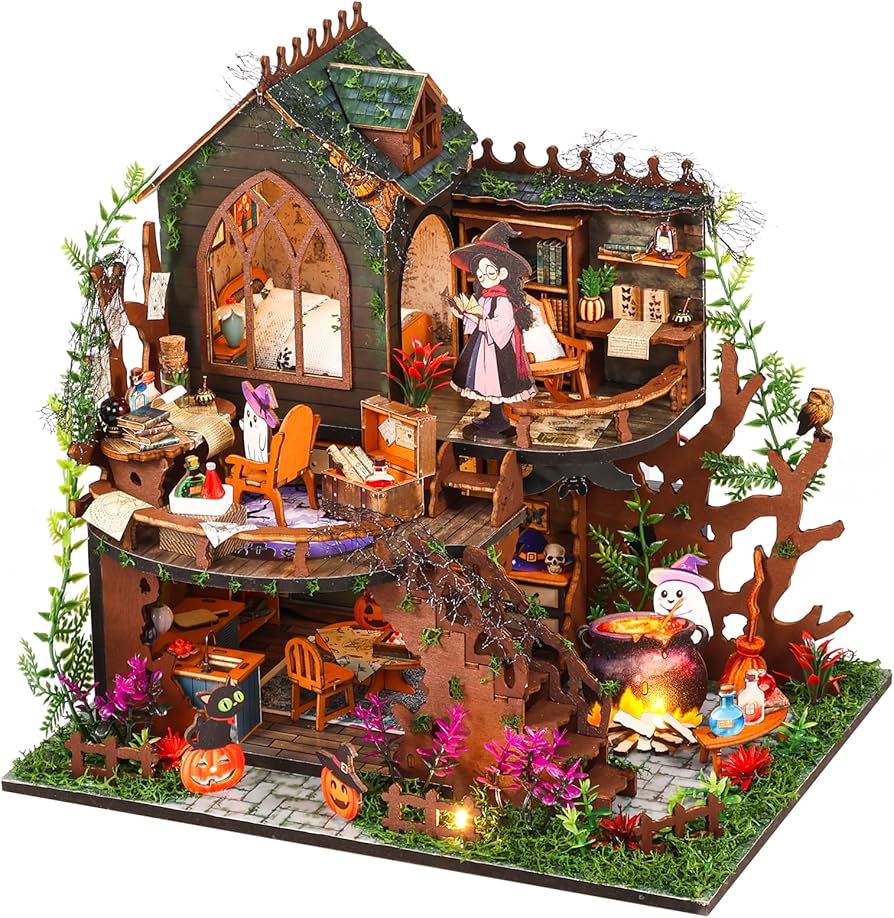 Amazon.co.jp: Powanfity ドールハウス ミニチュア 手作りキット