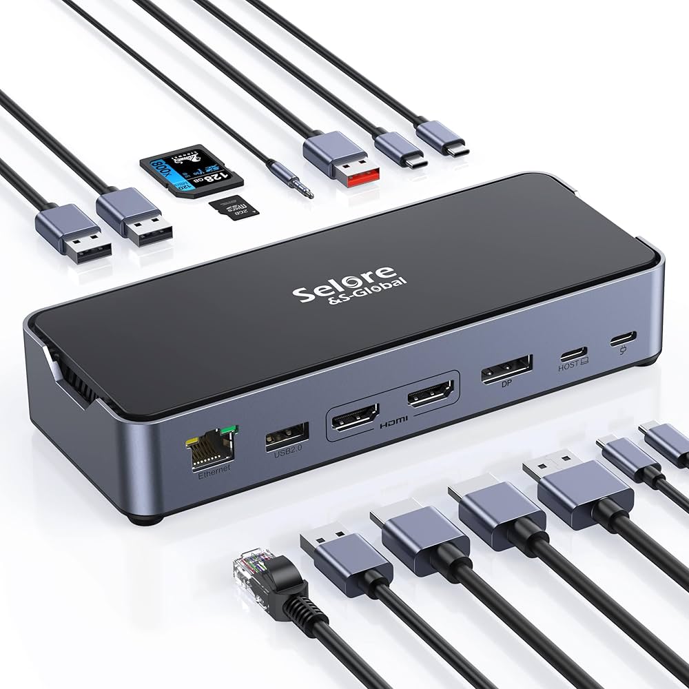 Amazon | 【15 in 1単一モニタ8K対応】USB C ドッキングステーション