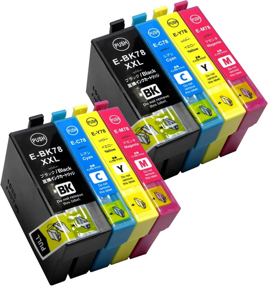 Amazon.co.jp: 【Nosinker】 IC4CL78 EPSON エプソン 対応 IC78 インク