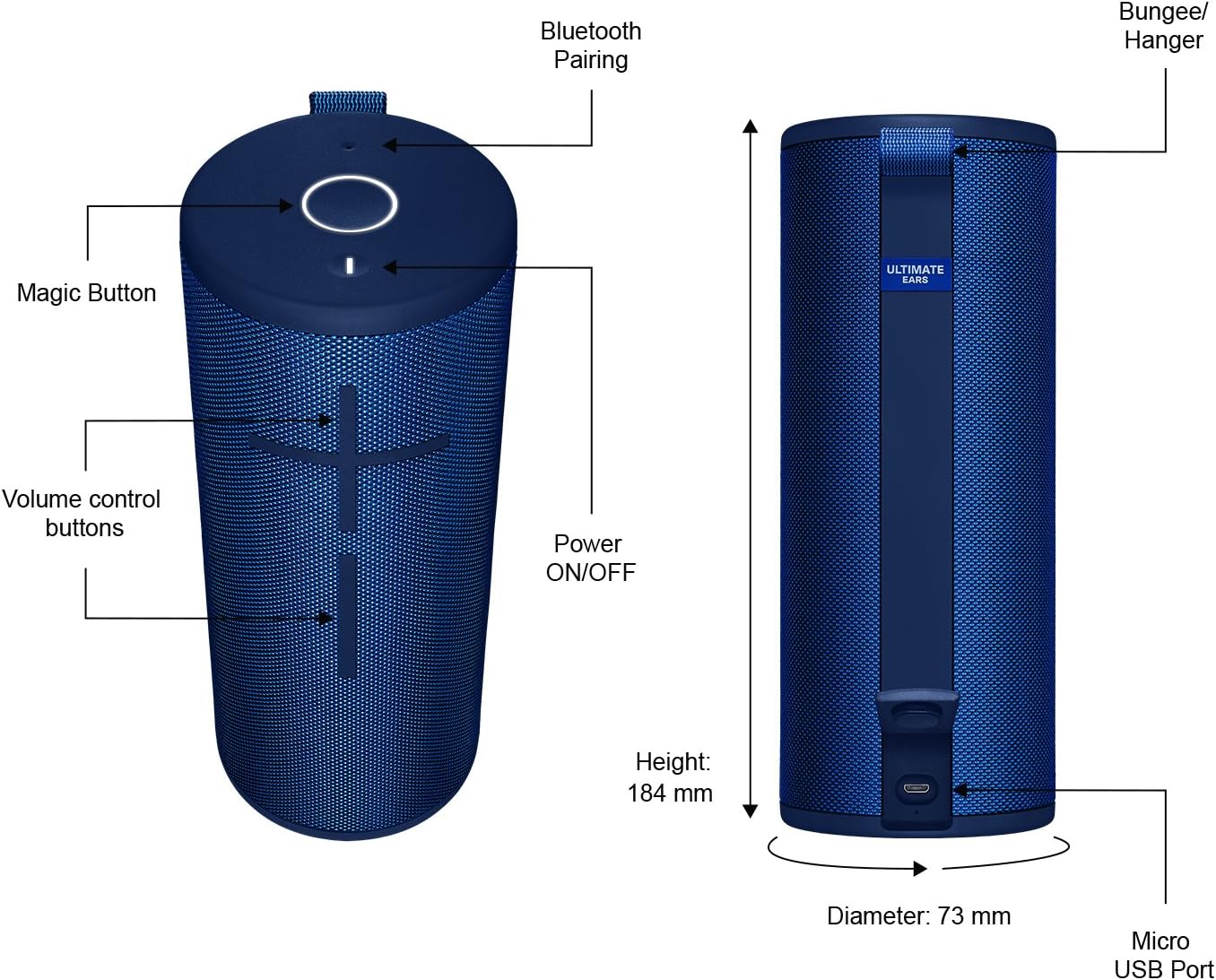 Ultimate Ears Boom 3 ワイヤレス Bluetooth スピーカー ユーザー