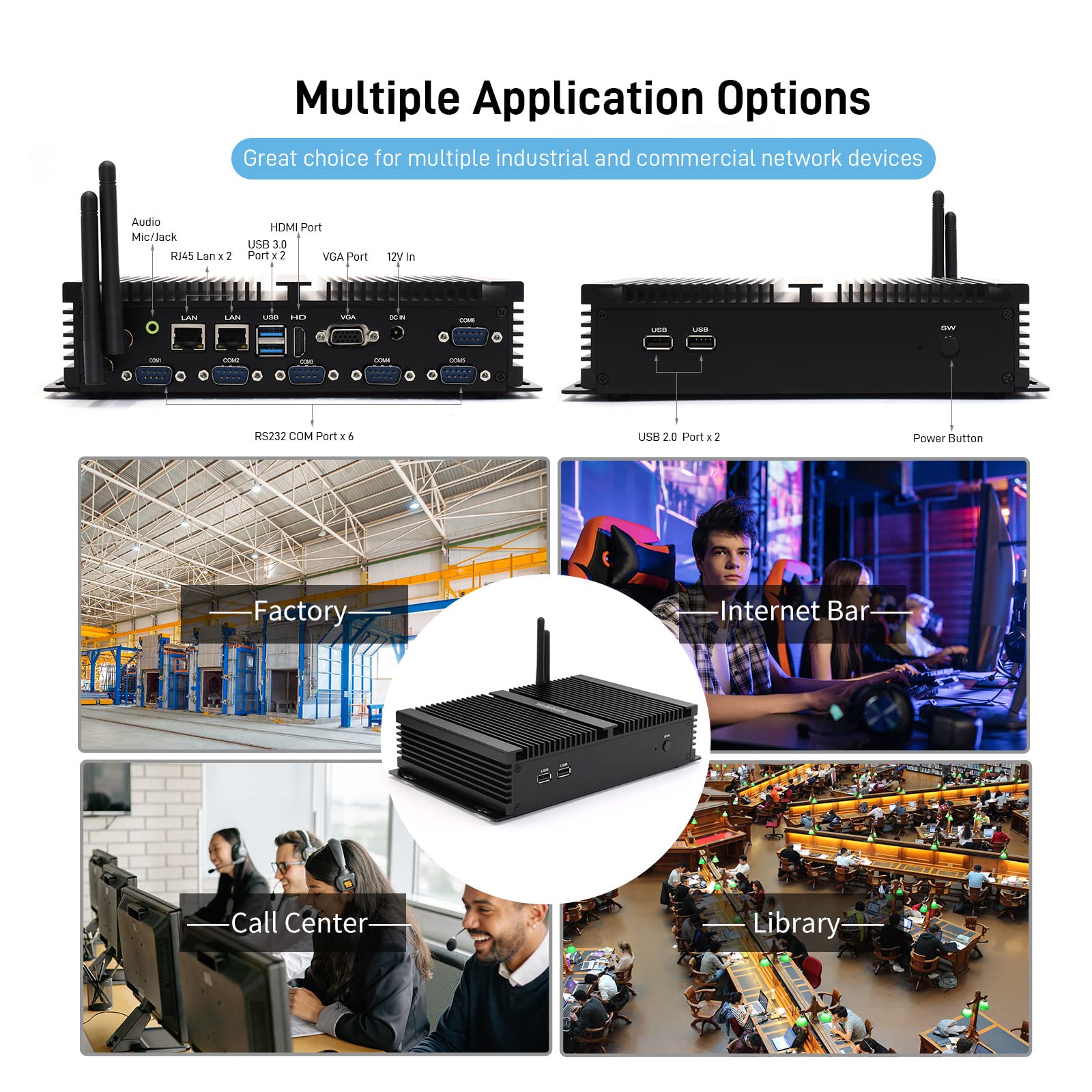 Amazon.co.jp: ミニPC Windows10 Core i5 4200U, 小型pc 16G メモリ