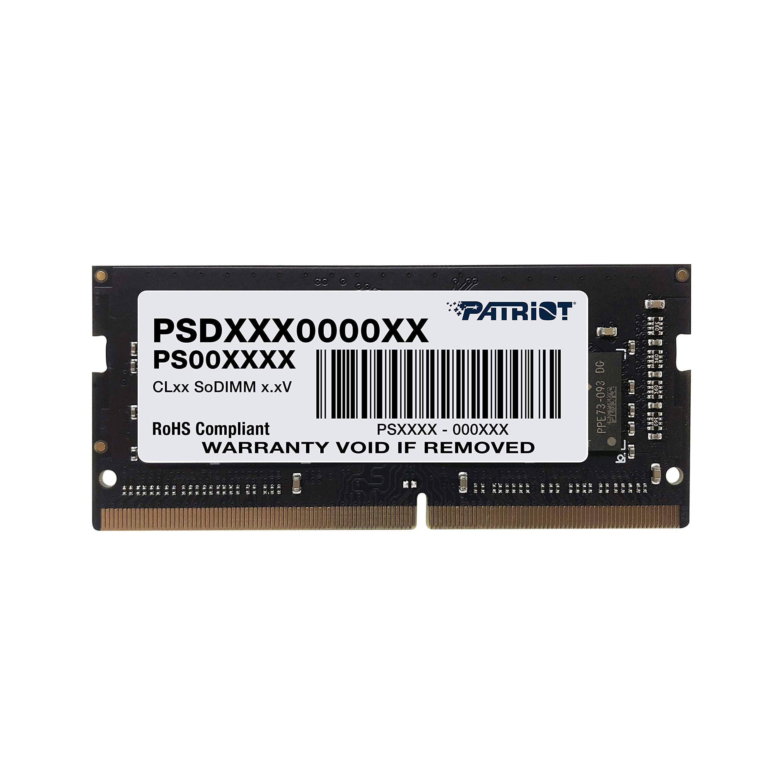 Amazon.co.jp: Patriot Memory DDR4 2400MHz PC4-19200 8GB SODIMM