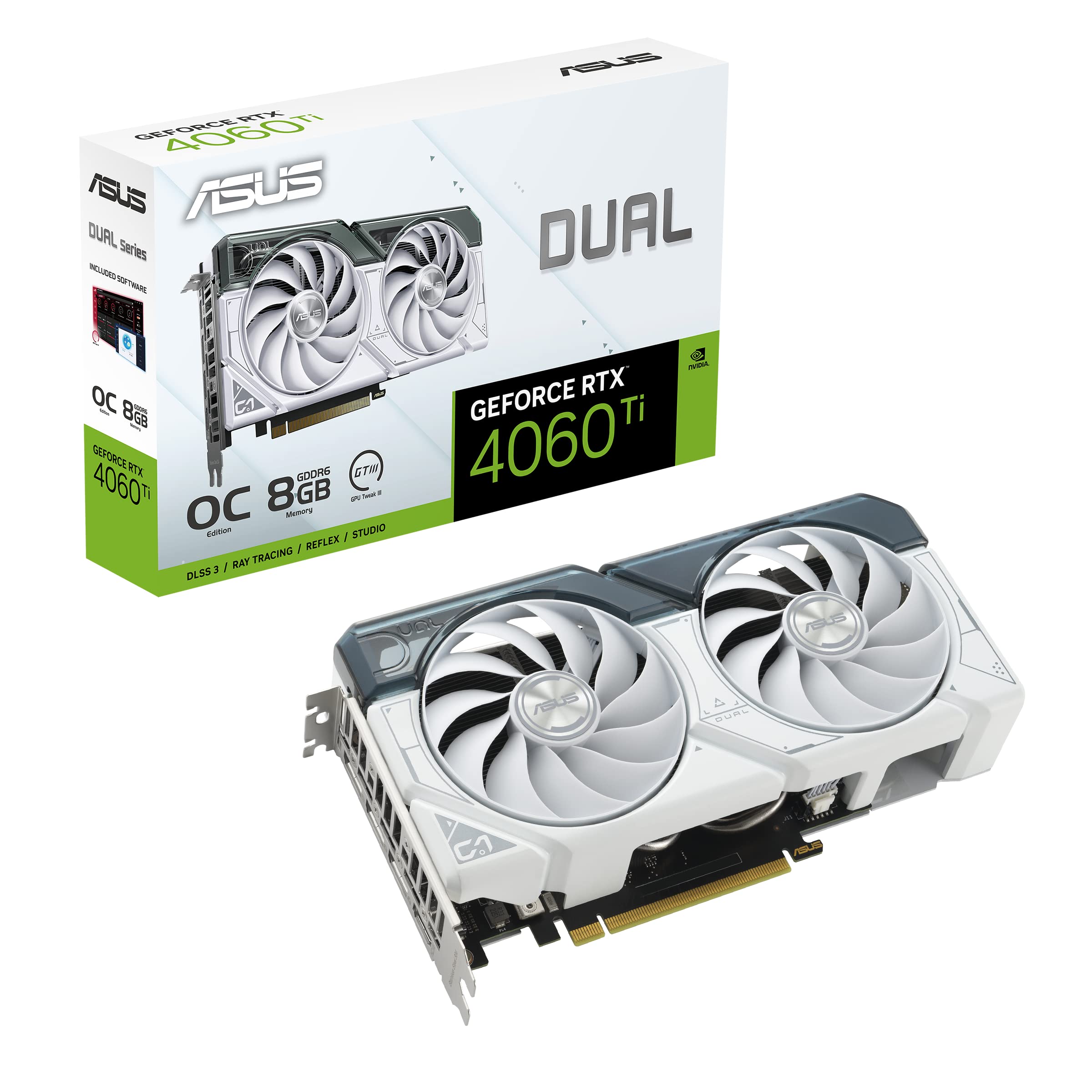 Amazon.com: ASUS Dual GeForce RTX™ 4060 Ti White OC Edition 8GB