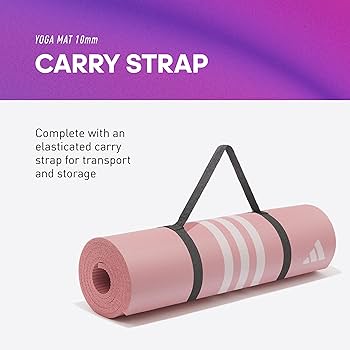 Amazon | アディダス(adidas) ストレッチ & ヨガマット 10mm ローズ