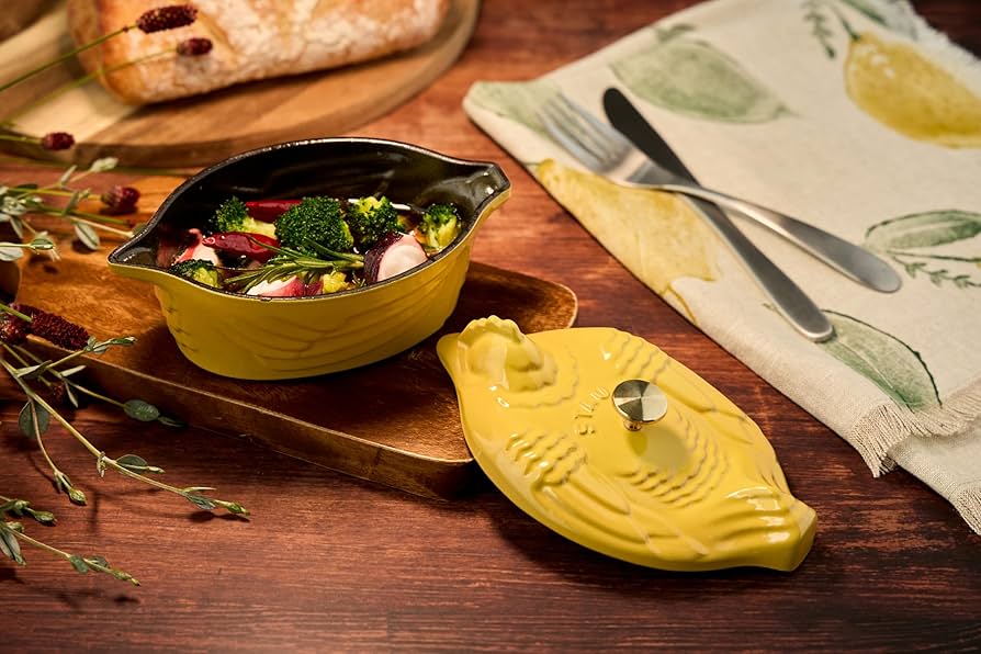 Amazon.co.jp: staub ストウブ 「 スモールチキンココット シトロン