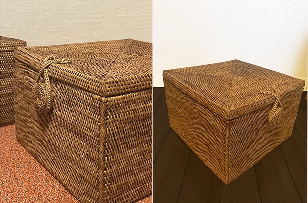 Amazon.co.jp: アタ収納 スクエアボックス【収納かご カゴ バリ雑貨