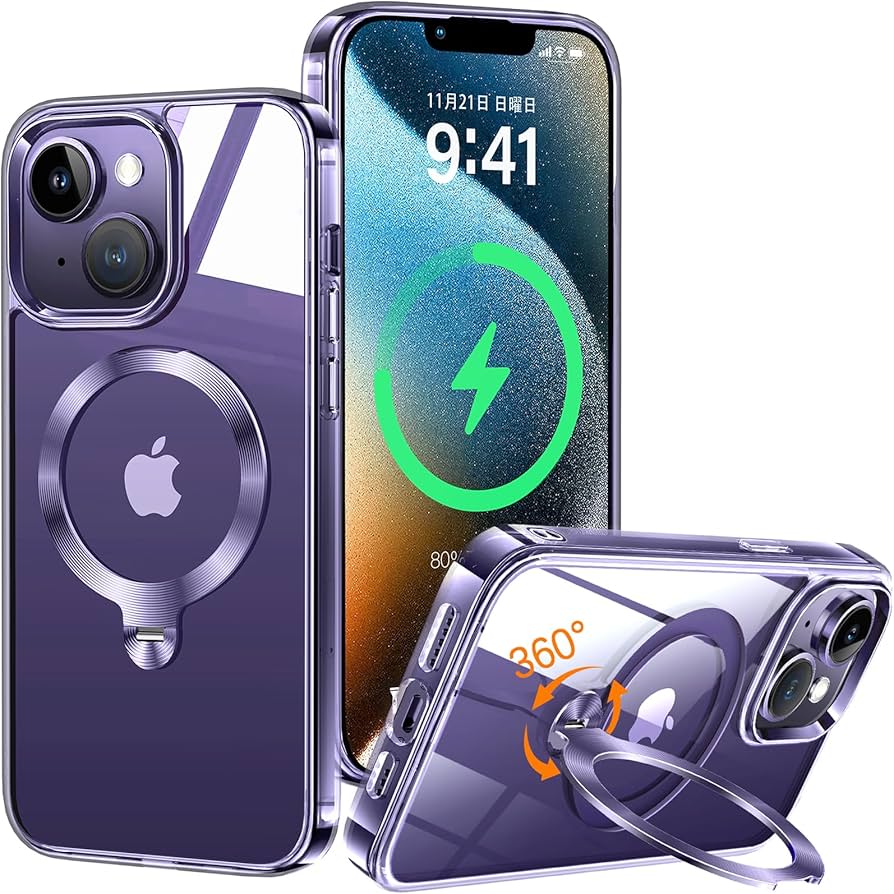 Amazon.co.jp: 【唯一無二・360°回転CD スタンド】ZapNet iPhone 13/14