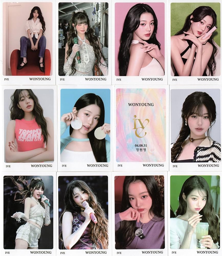 Amazon | ウォニョン グッズ フォトメッセージカード 56枚 トレカ