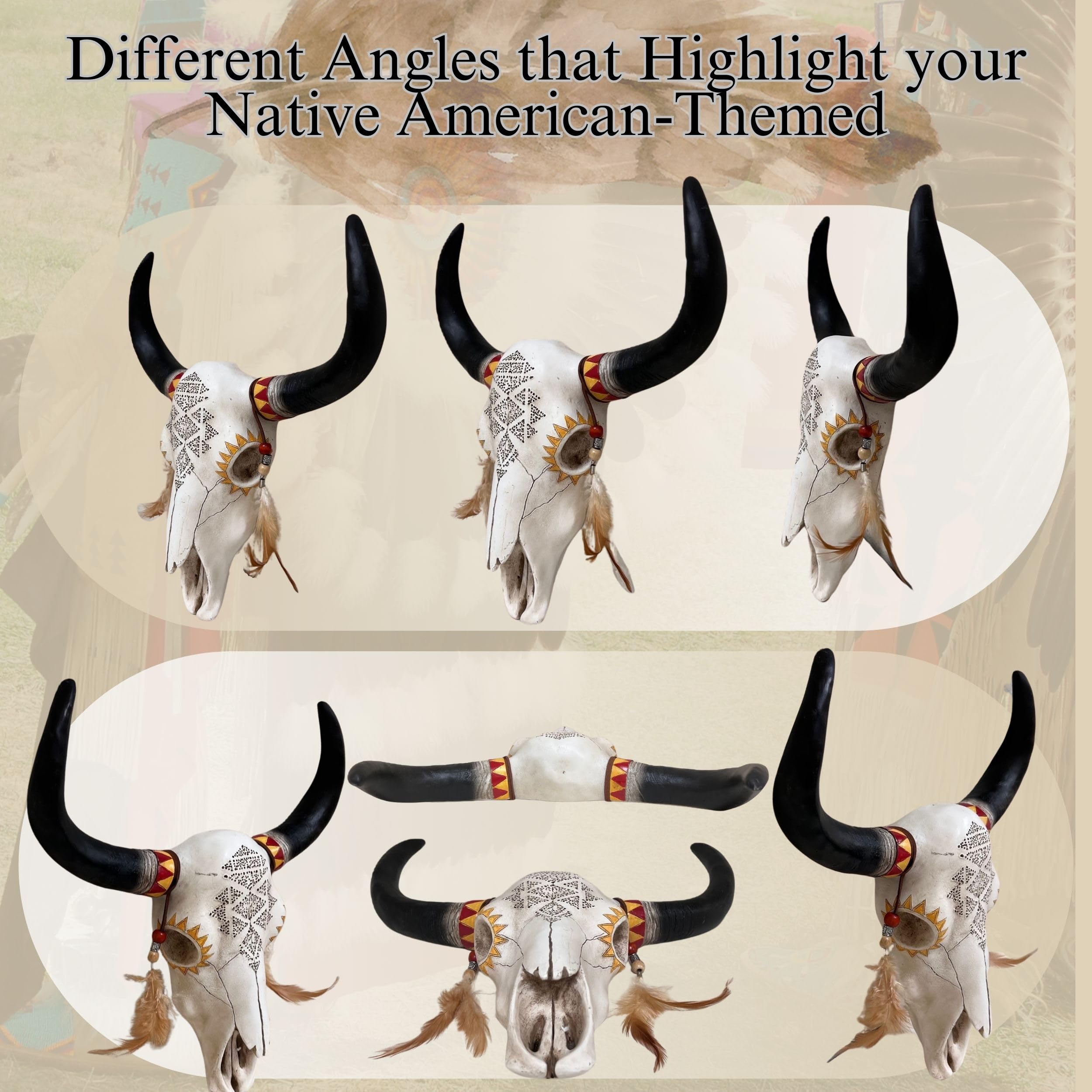 Amazon.co.jp: BestGifEver 素朴な部族の雄牛ステア 牛 バイソン