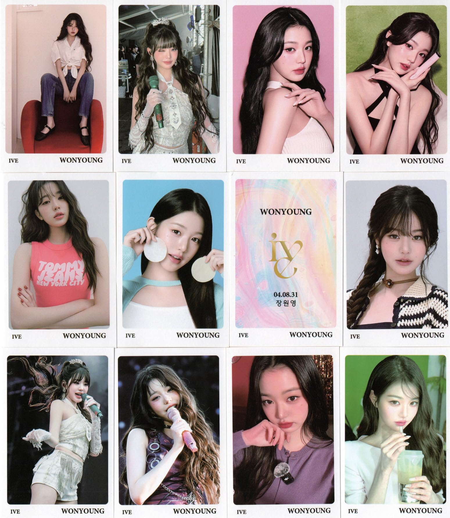 Amazon | ウォニョン グッズ フォトメッセージカード 56枚 トレカ