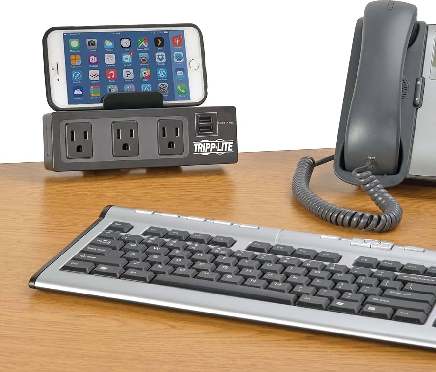 Amazon.com: Tripp Lite 3 Outlet Surge Protector Power Strip with