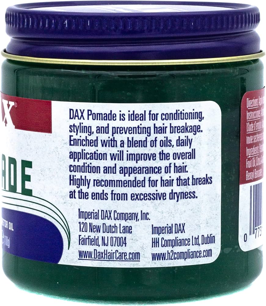 Amazon.com: Dax Pomade (Bergamot) 3.5 oz. Jar : Beauty & Personal Care