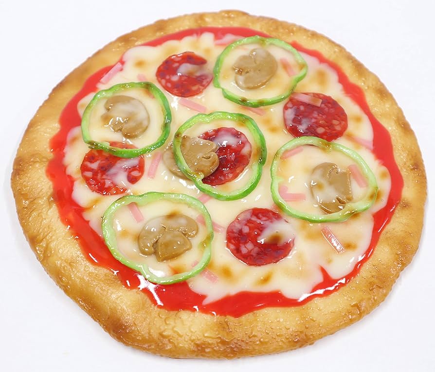 Amazon.co.jp: 食品サンプル ピザ（19cm） ディスプレイ 販促
