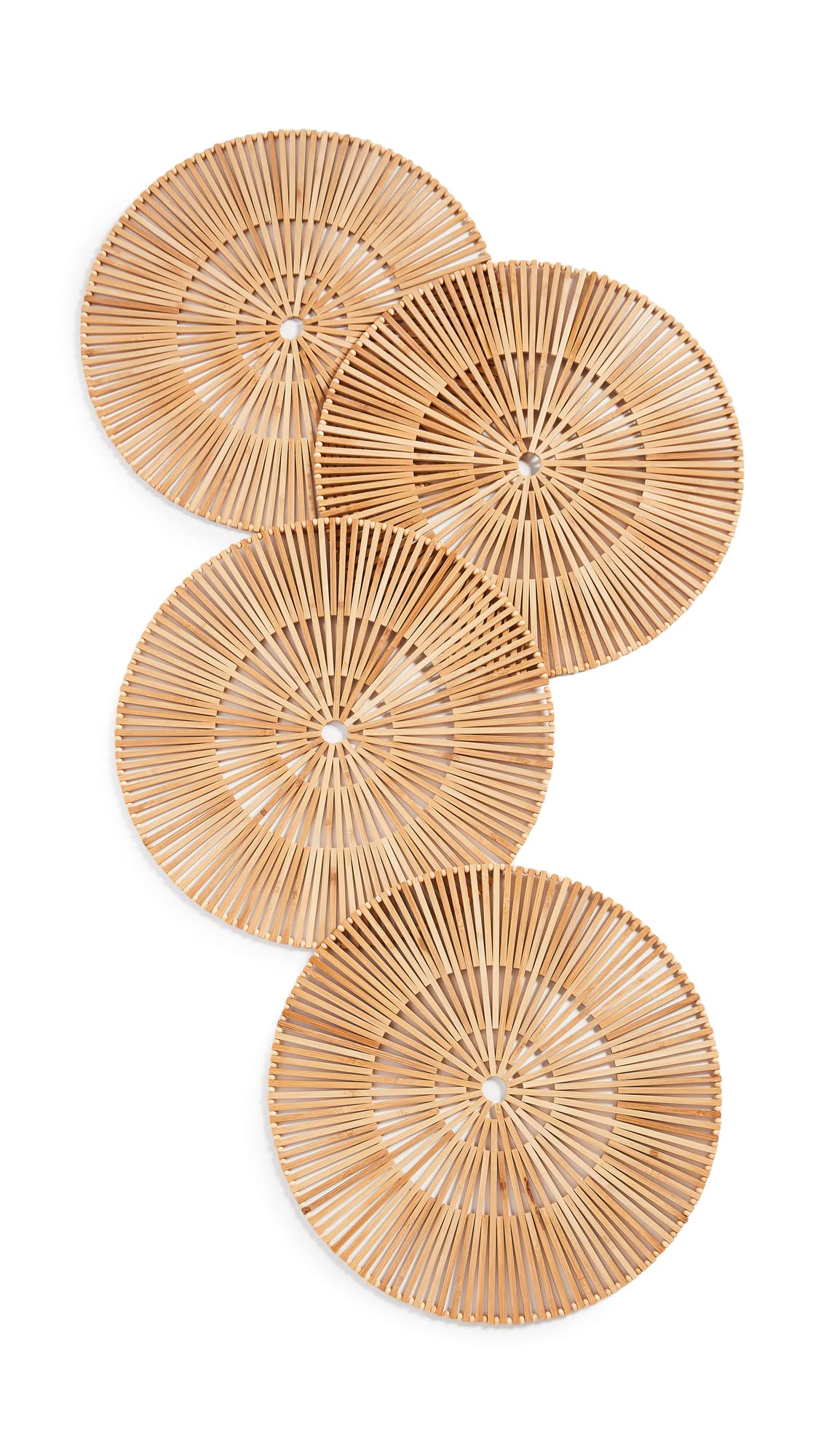 Amazon｜Kim Seybert スポークプレースマット 4枚セット｜ランチョン