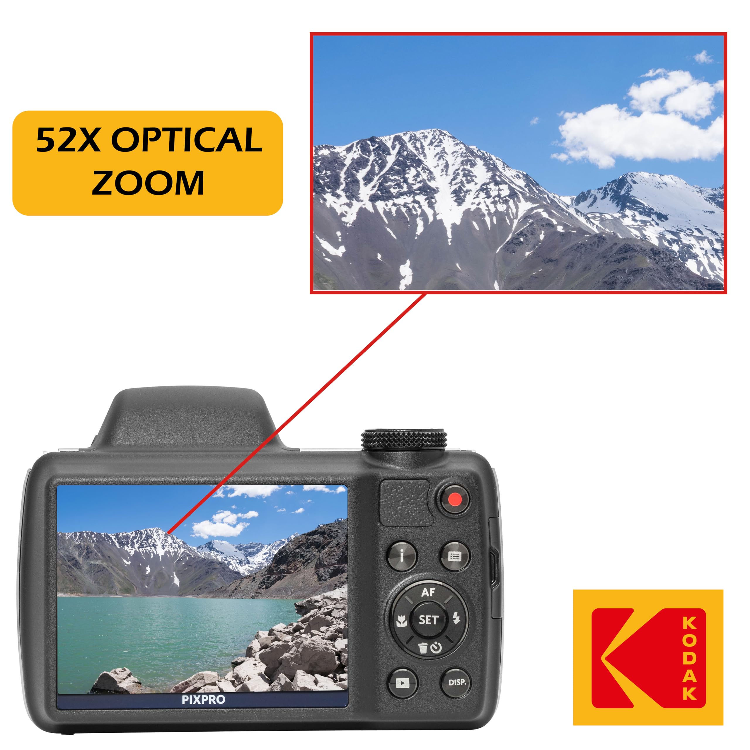 Amazon.com : Kodak PIXPRO AZ528 16 MP Full HD Video Digital Camera