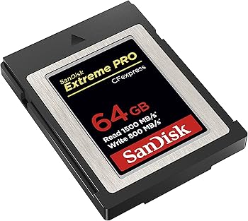Amazon.com: SanDisk 64GB Extreme PRO CFexpress Card Type B - SDCFE