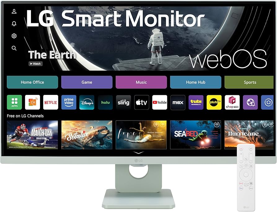 Amazon.com: LG 27SR50F-G Smart Monitor 27-Inch FHD (1920x1080) IPS