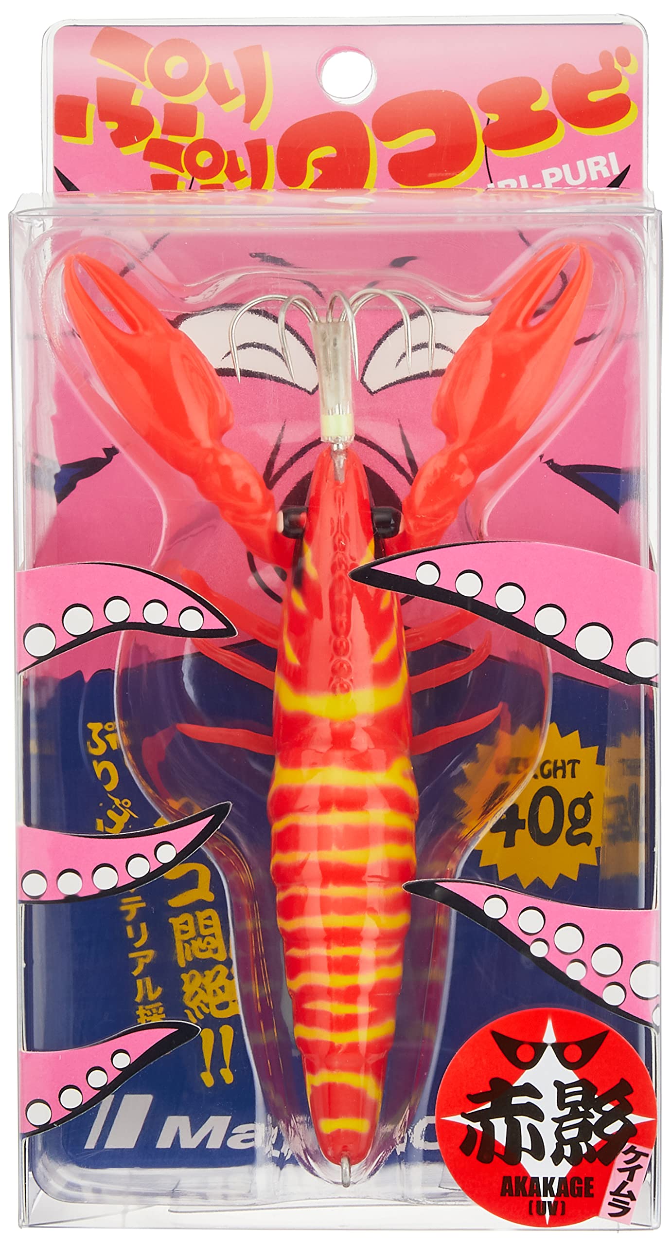 タコ釣りセット ぷりぷりタコエビ ケース、スナップセット ぷりぷり