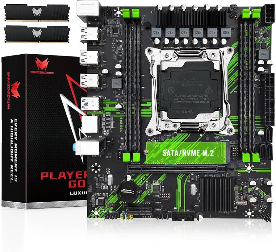 Amazon.com: SHANGZHAOYUAN X99 PR9 Motherboard and DDR4 RAM 2133MHz