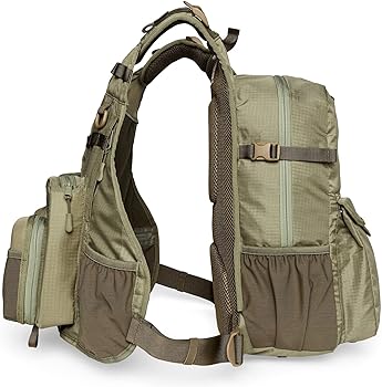 Amazon.co.jp: Filson Fishing Guide Vest Vintage Olive OS