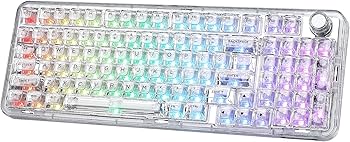 Amazon | YUNZII X98 QMK/VIA対応 ワイヤレス メカニカル ゲーミング