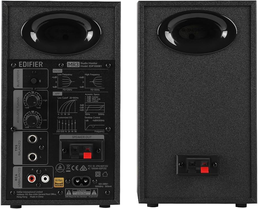 Amazon.com: Edifier MR3 Powered Studio Monitor Speakers, Hi-Res