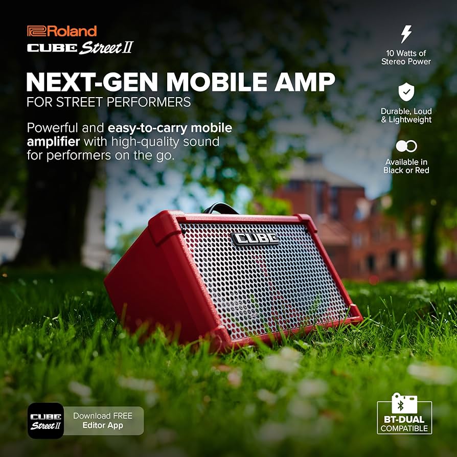 Amazon.com: Roland Cube Street II | Portable Battery-Powered