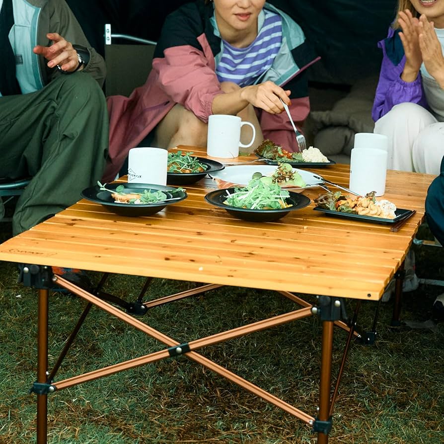 Coleman ナチュラルウッドロールテーブル 110 収納バッグ付き 【公式通販】
