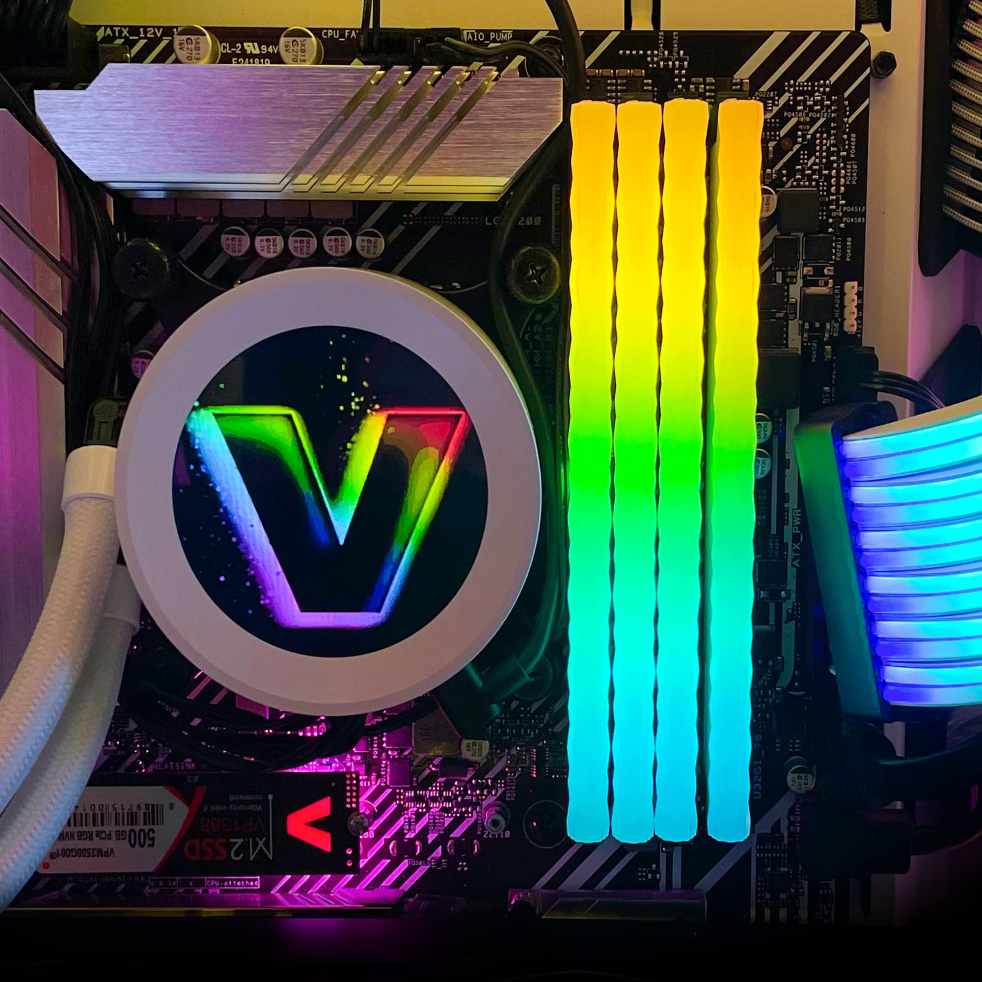 Amazon.co.jp: 【4枚セット】v-color Hynix IC デスクトップPC用