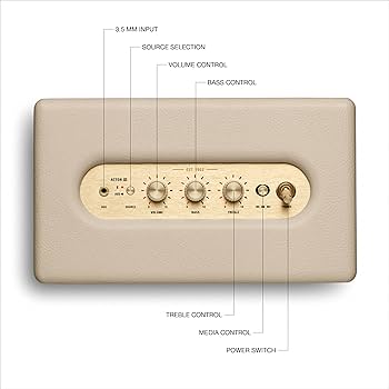 Amazon.com: Marshall Acton III Bluetooth Home Speaker - Cream