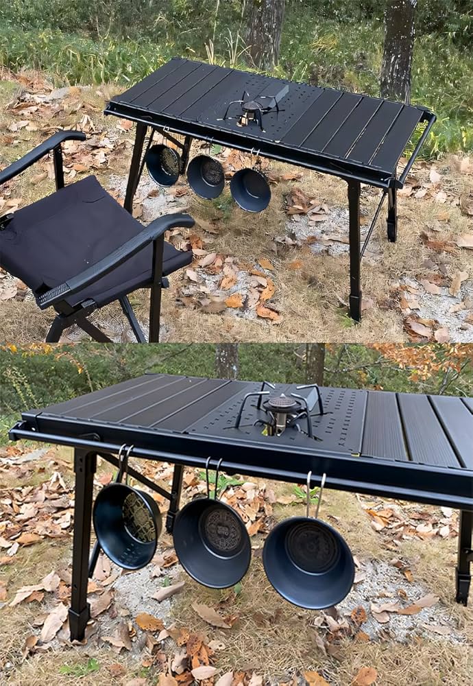 Amazon.co.jp: IGTテーブル アウトドアテーブル キャンプテーブル