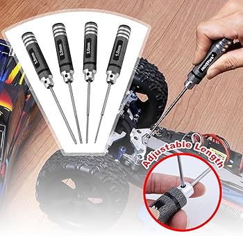 Amazon.com: Hobbypark Hex Driver Set (1.5mm 2.0mm 2.5mm 3.0mm