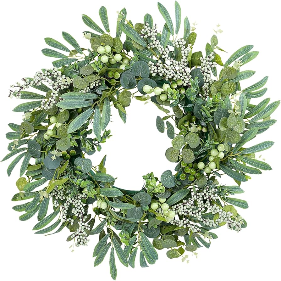 Amazon｜ユーカリリース、玄関用グリーリース、グリーンリーフリース