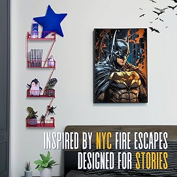 Amazon.com: 4 Tier Fire Escape Wall Shelf – New York Decorative