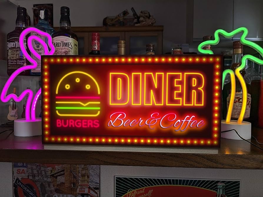 照明 看板 LED テイクアウト アメリカ雑貨 ダイナー 【公式通販】