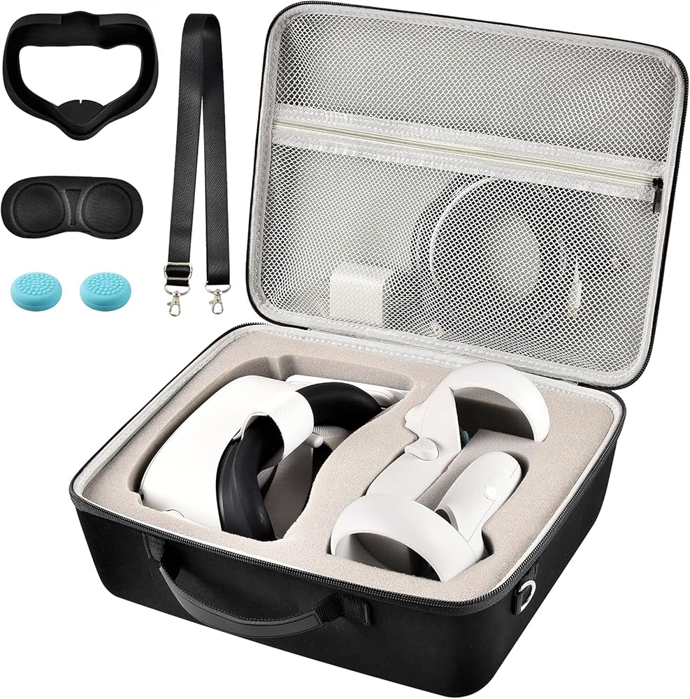 Amazon.com: Comecase Hard Carrying Case for Quest 3/ Quest 3S/ for