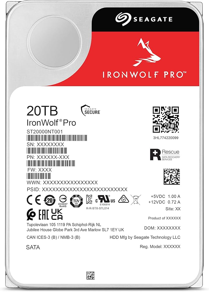 Amazon | 【Amazon.co.jp限定】Seagate IronWolf Pro 3.5インチ