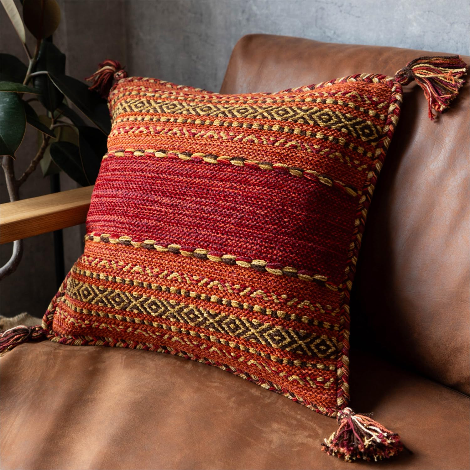 Amazon.co.jp: サヤンサヤン クッションカバー 手織り インド キリム