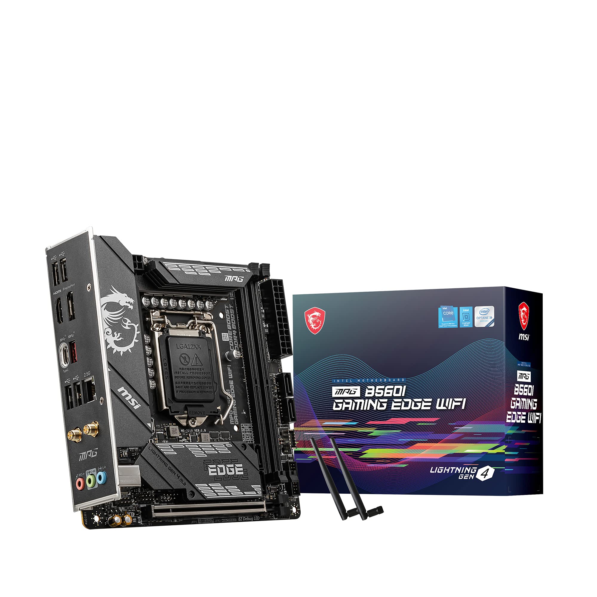 Amazon | MSI MPG B560I GAMING EDGE WIFI マザーボード Mini-ITX