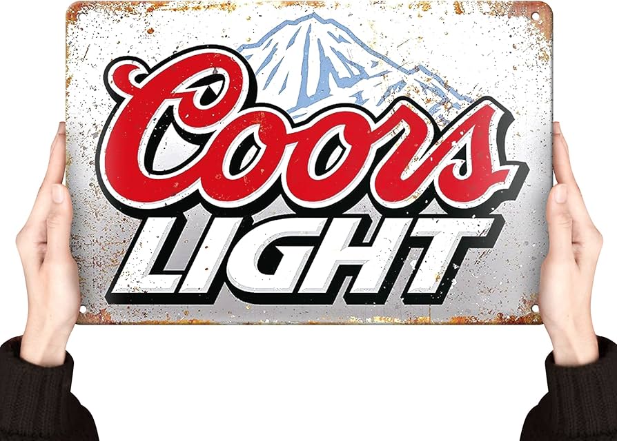 Amazon.com: Clolinse Coors Light Beer Signs Man Cave Decor | Bar