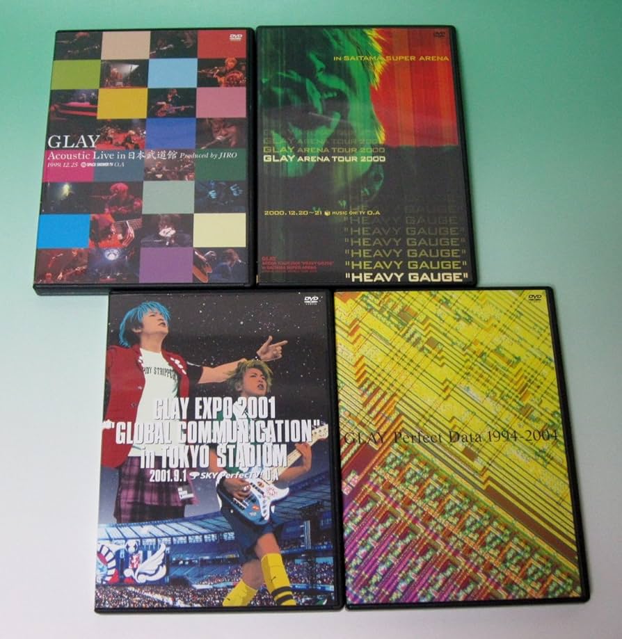 Amazon.co.jp: GLAY LIVE DVD BOX Vol.1(includes LIVE DVD 3TITLES