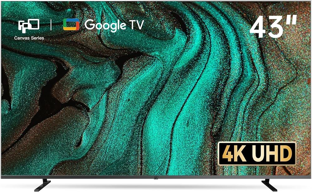 Amazon.com: FPD 43 Inch Smart TV, 4K UHD LED Flat Screen Google TV