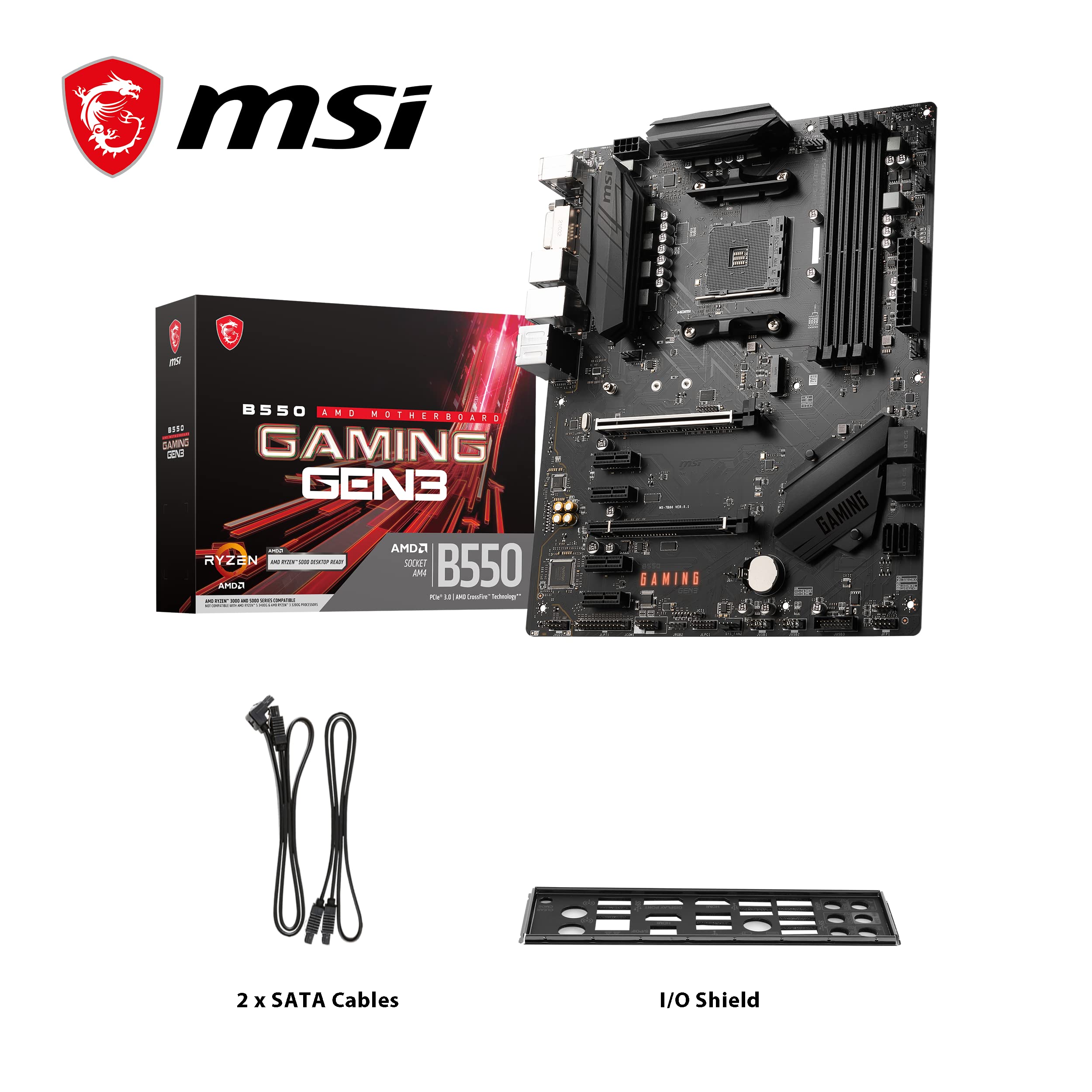Amazon | MSI Placa base ATX B550 GAMING GEN3 AM4 - AMD Ryzen 5000