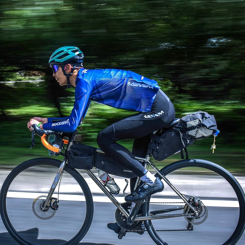 Amazon | ROCKBROS(ロックブロス)サドルバッグ 自転車 高防水 8-10L大