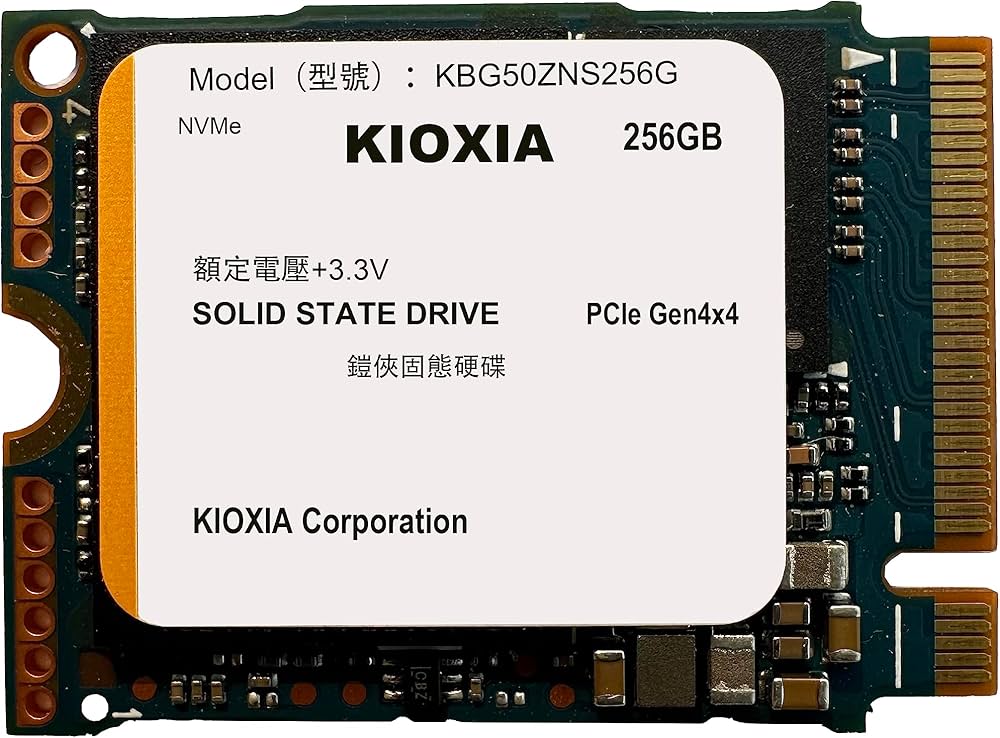 Amazon | KIOXIA SSD 256GB M.2 2230 30mm NVMe PCIe 4.0 Gen 4 x 4