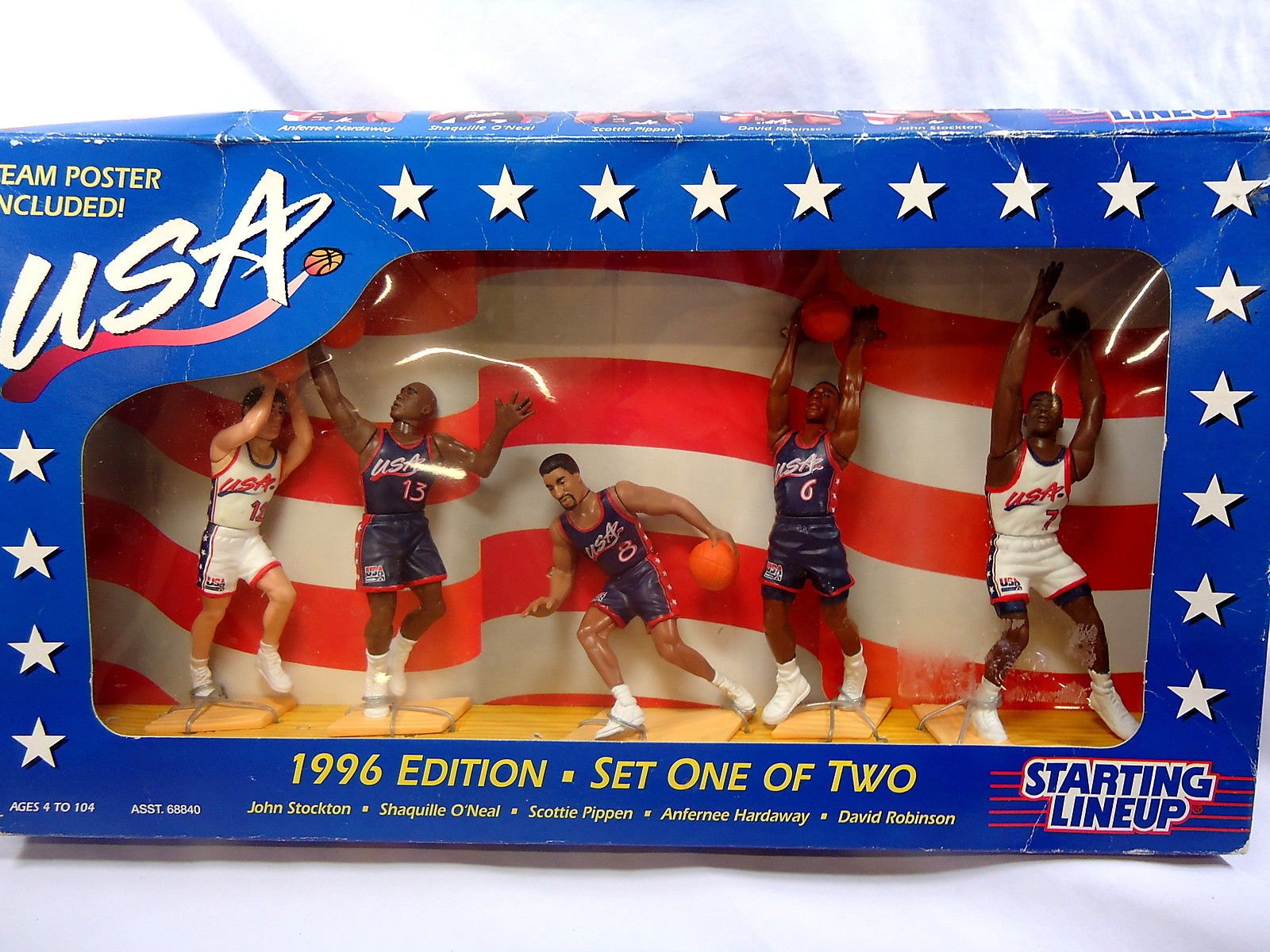 Amazon.com: 1996 USA Dream Team NBA Starting Lineup Edition Set